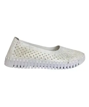 Manoletinas Ilse Jacobsen de Mujer modelo TULIP 3578 en blanco