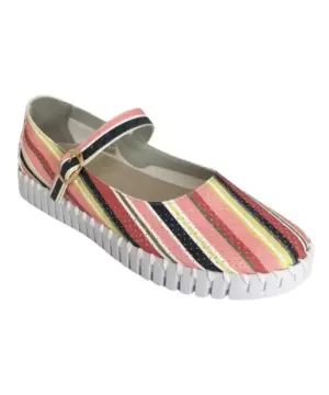Alternative view of Manoletinas Ilse Jacobsen de Mujer modelo TULIP STRIPE 3995 en rosa