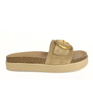 Sandalias Plana Vendetta By Claudia de Mujer modelo 5C-MICO en beige
