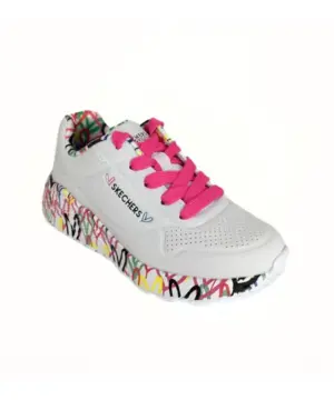 Alternative view of Deportivos Skechers de Niña modelo 314976L WMLT en blanco