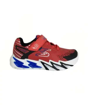 Deportivos Skechers de Niño modelo 400138L RDBK en rojo