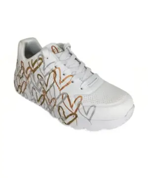 Alternative view of Deportivos Skechers de Niña modelo 314976L WMLT en blanco