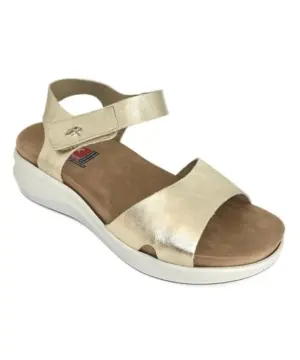 Alternative view of Sandalias Pl. E Fluchos de Mujer modelo F1475 en oro