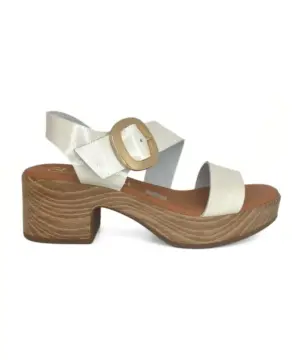 Sandalias Tacón Sandals de Mujer modelo 5629 en blanco