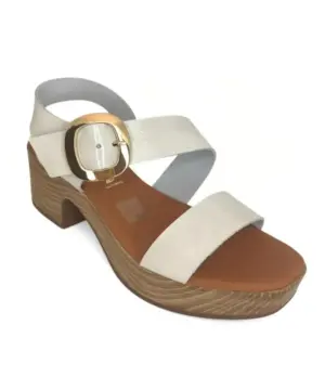 Alternative view of Sandalias Tacón Sandals de Mujer modelo 5629 en blanco