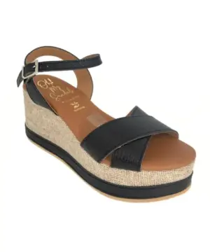 Alternative view of Sandalias Cuña Sandals de Mujer modelo 5736 en negro