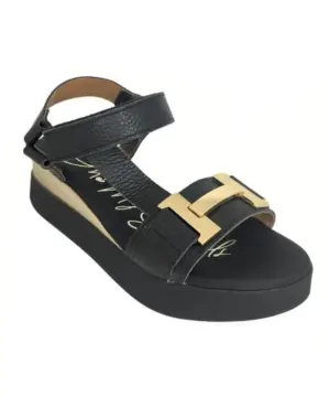 Alternative view of Sandalias Cuña Sandals de Mujer modelo 5671 en negro