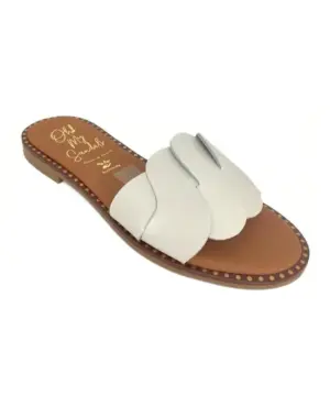 Alternative view of Sandalias Plana Sandals de Mujer modelo 5578 en blanco