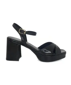 Sandalias Tacón Daniela Vega de Mujer modelo 2427 en negro