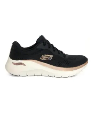 Deportivos Skechers de Mujer modelo 150067 BKRGB en negro