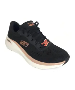 Alternative view of Deportivos Skechers de Mujer modelo 150067 BKRGB en negro