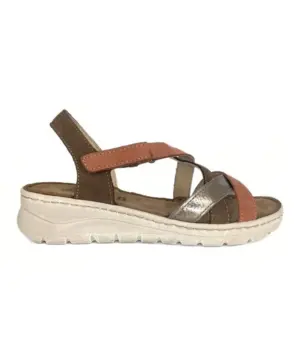 Sandalias Plana Walk & Fly de Mujer modelo 3394-47611 en marron