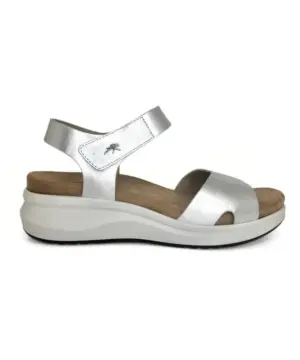 Sandalias Pl. E Fluchos de Mujer modelo F1475 en plata