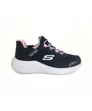 Deportivos Skechers de Niña modelo 303585L BLK en negro