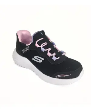 Alternative view of Deportivos Skechers de Niña modelo 303585L BLK en negro