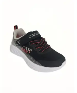 Alternative view of Deportivos Skechers de Niño modelo 403924L BKSR en negro