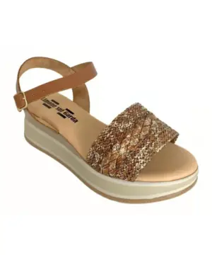 Alternative view of Sandalias Cuña Limone Sul Garda de Mujer modelo 478 en bronce