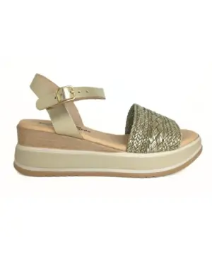 Sandalias Cuña Limone Sul Garda de Mujer modelo 478 en verde
