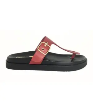 Sandalias Plana Limone Sul Garda de Mujer modelo 769 en rojo
