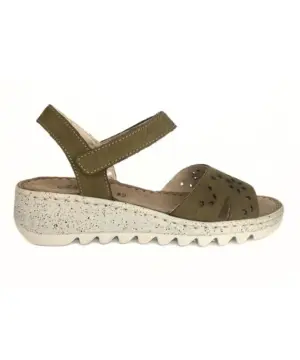 Sandalias Cuña Walk & Fly de Mujer modelo 9371-50401 en verde