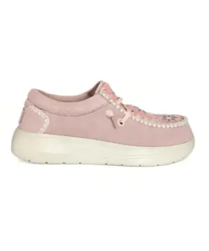 Mocasines Dude de Mujer modelo WENDY COMF CROCHET en rosa