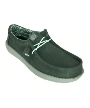 Alternative view of Mocasines Dude de Hombre modelo WALLY STRETCH CANVAS en verde