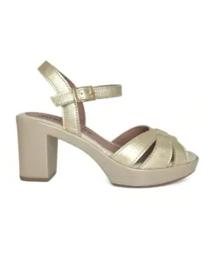 Sandalias Tacón Pitillos de Mujer modelo 20123 en oro