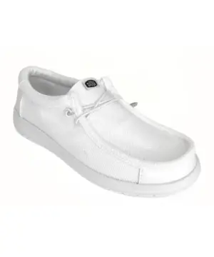Alternative view of Mocasines Dude de Hombre modelo WALLY WORK CE en blanco