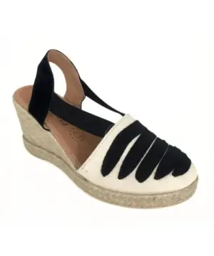 Alternative view of Sandalias Cuña Mediterranea de Mujer modelo 50225 en beige