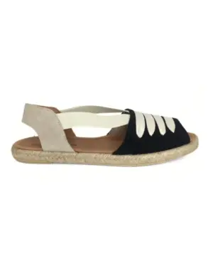 Sandalias Plana Mediterranea de Mujer modelo 50136 en negro