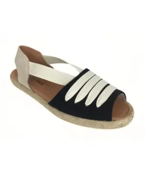 Alternative view of Sandalias Plana Mediterranea de Mujer modelo 50136 en negro