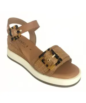 Alternative view of Sandalias Cuña Carmela de Mujer modelo 162227 en cuero