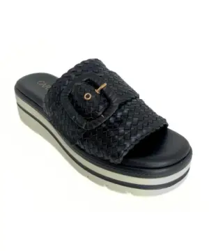 Alternative view of Zuecos Carmela de Mujer modelo 162251 en negro