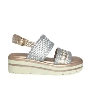 Sandalias Cuña Carmela de Mujer modelo 162255 en oro
