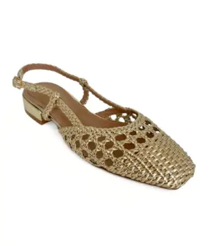 Alternative view of Manoletinas Kammi de Mujer modelo 9037 en oro