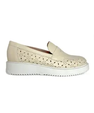 Mocasines Pitillos de Mujer modelo 10382 en beige