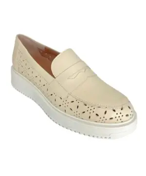 Alternative view of Mocasines Pitillos de Mujer modelo 10382 en beige
