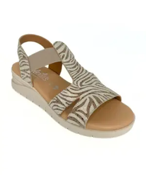 Alternative view of Sandalias Plana Valeria's de Mujer modelo 2032 en cuero