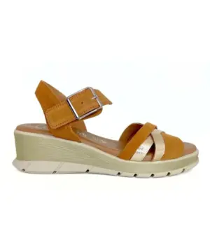 Sandalias Cuña Valeria's de Mujer modelo 1983 en cuero