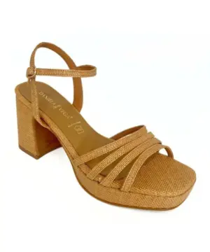 Alternative view of Sandalias Tacón Daniela Vega de Mujer modelo 2428 en beige