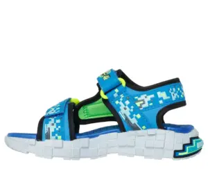 Alternative view of Sandalias Skechers de Niño modelo 402161L BBLM en azul