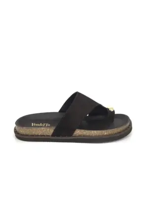 Sandalias Plana Vendetta By Claudia de Mujer modelo WANDA en marron