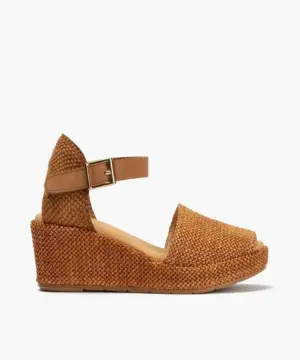 Sandalias Cuña Pitillos de Mujer modelo 11260 en cuero