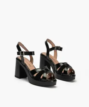 Alternative view of Sandalias Tacón Pitillos de Mujer modelo 20321 en negro