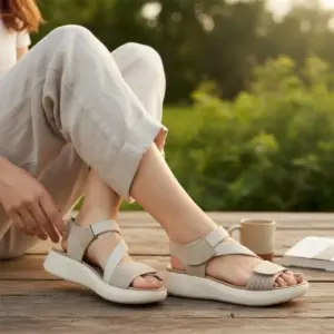 Alternative view of Sandalias Cuña My Soft de Mujer modelo 26M362 en beige