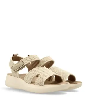 Alternative view of Sandalias Cuña My Soft de Mujer modelo 26M361 en beige