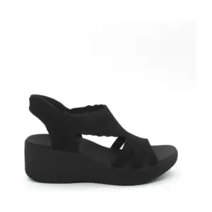 Sandalias Cuña Skechers de Mujer modelo 120012 BBK en negro