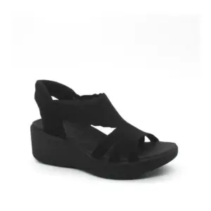 Alternative view of Sandalias Cuña Skechers de Mujer modelo 120012 BBK en negro