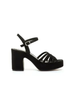 Sandalias Tacón Mustang de Mujer modelo 56646 en negro