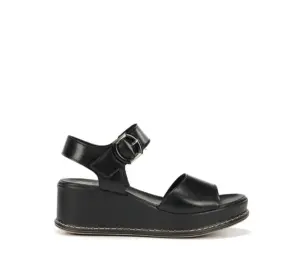 Sandalias Cuña Fluchos de Mujer modelo D9649 TIBET en negro